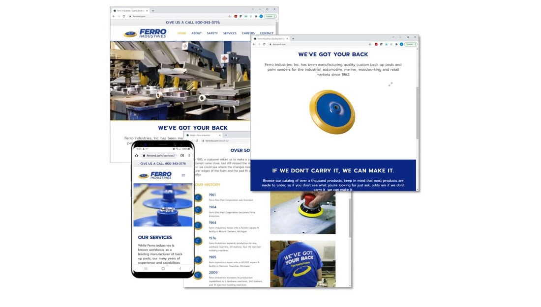 ferroind.com designed and developed by Digital Image