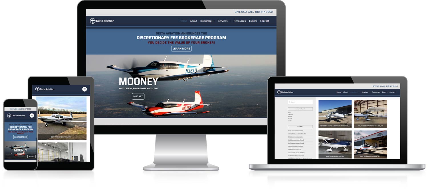 Delta Aviation website